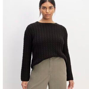 Everlane Cotton Merino Cable Crew